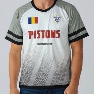 Detroit Pistons Heritage Edition Romania Basketball Jersey tee XL Mens -spot